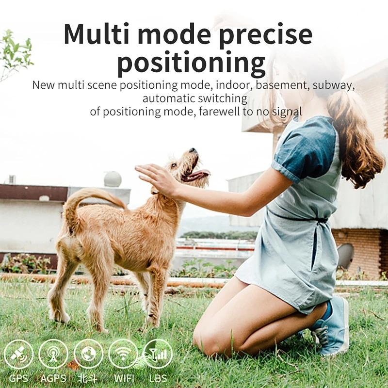 4G SIM-Karte Haustier-Tracker Echtzeit Haustier Katze Hund GPS-Tracking Halsbänder Intelligenter Haustier-Aktivitätsmonitor Tracking-Gerät