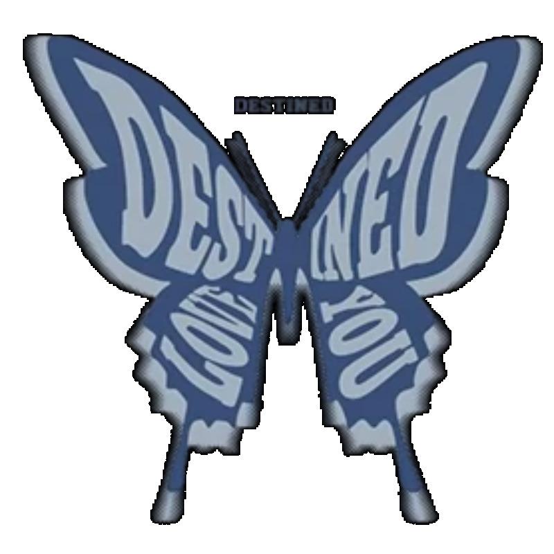 Oversized T Shirt Black Butterfly Print Destined For Greatness Graphic Tee Casual Streetwear Fashion Women Summer Top