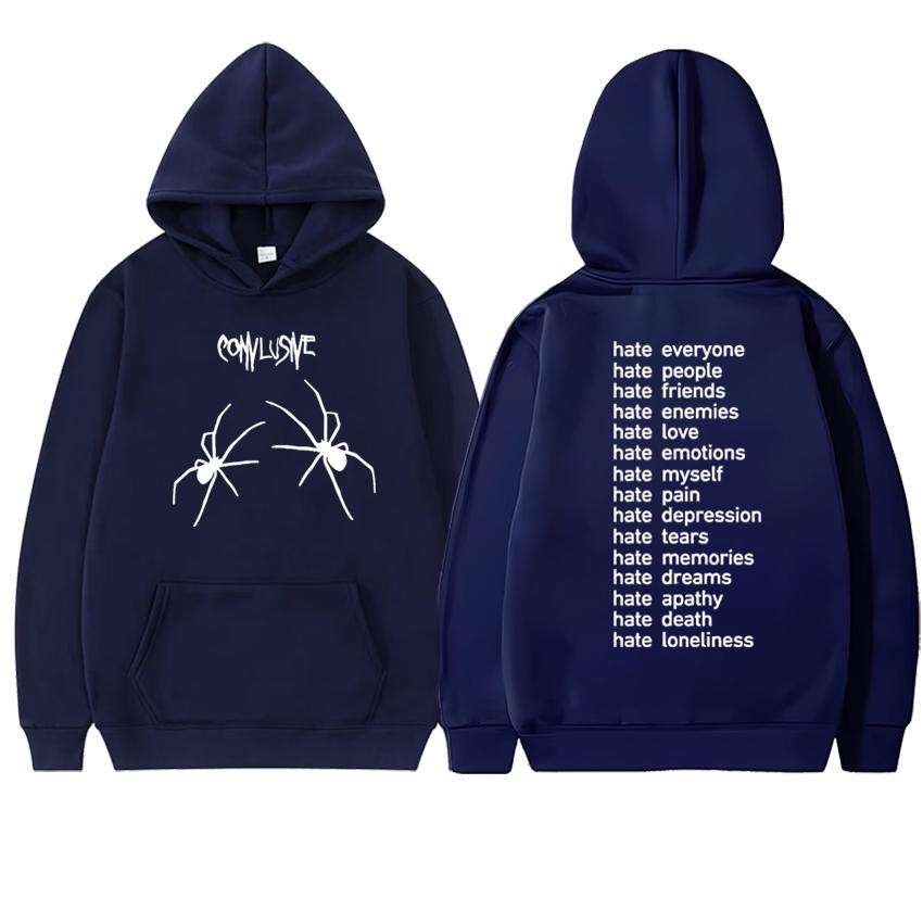 

High Quality College Students Psychological State print Sweatshirt Men women Fleece Autumn Winter Hoodie Unisex Casual pullover 3XL