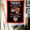 VfB Stuttgart Wall Tapestry Aesthetic Wall Hanging Printed Fabric Blanket Decorative Tapestries for Bedroom Living Room Home Decor