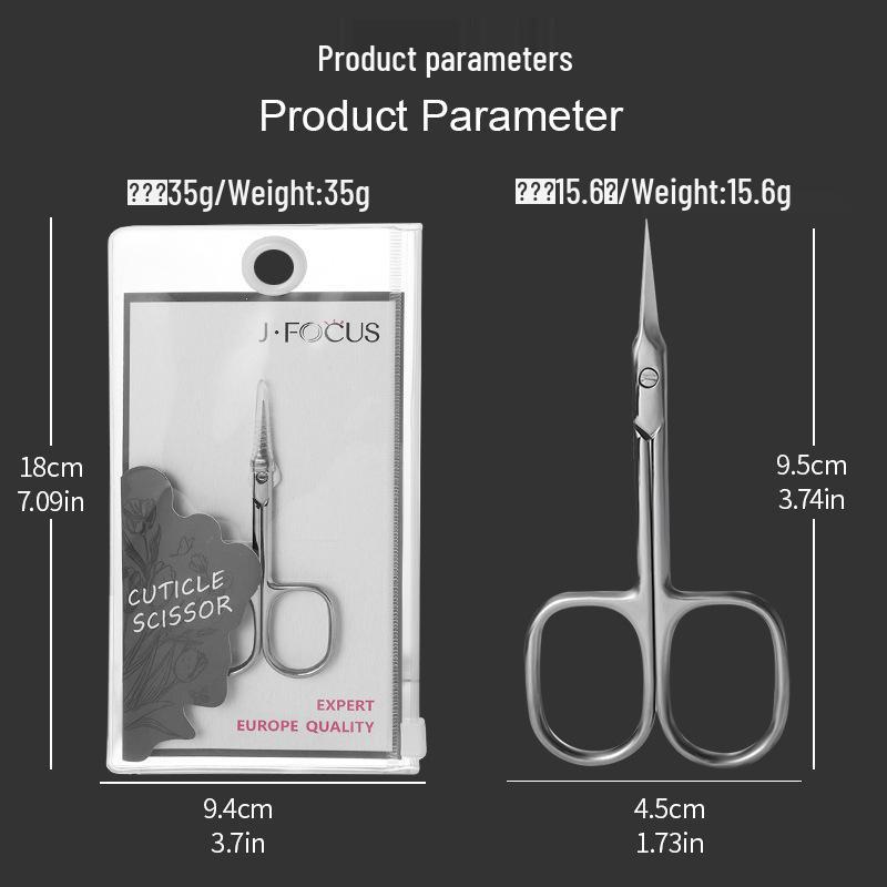 

Russian Precision Cuticle Nippers: Pointed Manicure Tool & Dead Skin Removal Gift Set