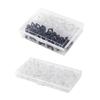 200/300Pcs Pushpins with Hooks, Push Pin Hangers for Office, Clear Push Pins Hooks Cork Notice Board Thumb Tacks Hook