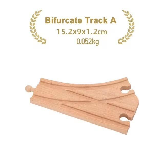 All Kinds of Wooden Track Accessories Beech Wood Railway Toys Fit For Brand Wooden Train Tracks Education Toys For Children