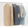 Hanging Garment Dust Cover with Compression for Down Jacket Long Clothes Coat Wardrobe Storage Bag Dustproof Clothes Organizer