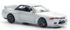 POP RACE Nissan R32 CRYSTAL WHITE Finished Product 1/64 GT-R -