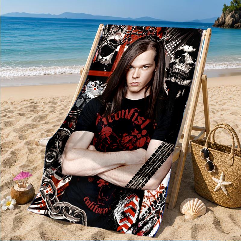 Tokio-Hotel Musik Strandtuch, Superweiche Mikrofaser, Perfektes Geschenk für Sie/Ihn, Geburtstag, für Pool, Strand, Reisen, Dekoration Strandparty