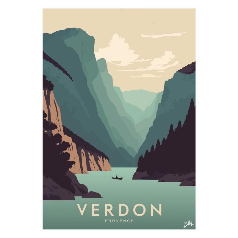 Marseille Petanque Verdon Poster Posters and Prints Retro France Travel Canvas Painting Wall Art Picture for Living Room Decor