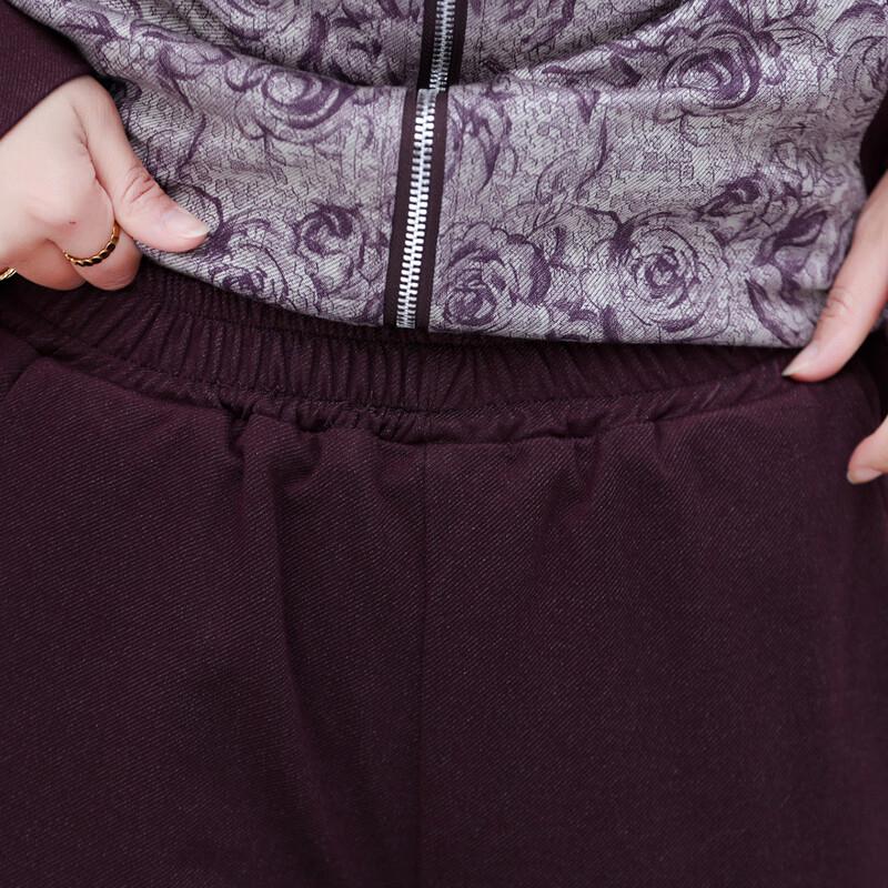 Pasite 2026 Spring Zipper Print Two-Piece Set