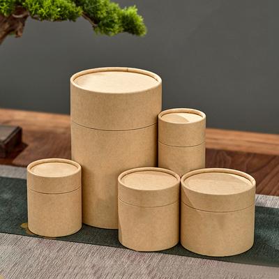 1 Peça Tubos de Papelão Kraft Redondos Recipientes de Embalagem para Óleos Essenciais para Lata de Chá Café Cosméticos Artesanato Presente Armazenador