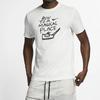 Nike Dri-Fit Running Quick-Dry Breathable Casual Short Sleeve T-Shirt Men Tops White AO0651-133