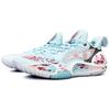 Li Ning Speed 9 Heißes Blut Schockwelle Stoff Abriebfest Leicht Niedrig geschnitten Basketballschuhe Unisex Rot Blau ABPT001-6()