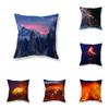 Volcanic Eruption Landscape Throw Pillow Cover Sofa Car Decorative Pillow Cover Office Chair Cushion Cover Room Home Decor
