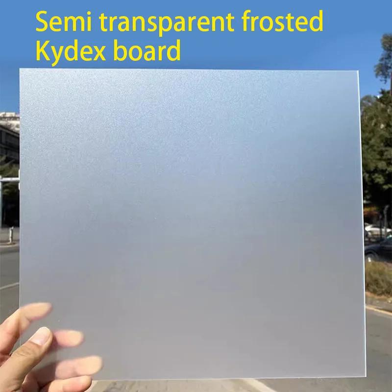 1ks Poloprůhledná matná termoplastická deska Kydex pro materiál na výrobu pouzder na nože a pouzder na zbraně - Kydexová deska Materiál pouzdra