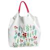 Women's Embroidered Large Capacity Leather Tote - Fashionable, Versatile, Eco-Friendly Handbag