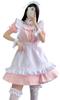 Maid Sexy Lolita Ribbon Princess Gothic Lolita Plus Size S [FULINE] Costume, Cosplay, Costume, Dress, Style, Size, Pink,