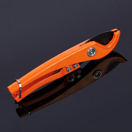 Forbici per tubi Manico in PVC Affilato regolabile Risparmio di manodopera Chiusura automatica Cricchetto Tagliatubi multifunzionale in lega di alluminio Idraulico