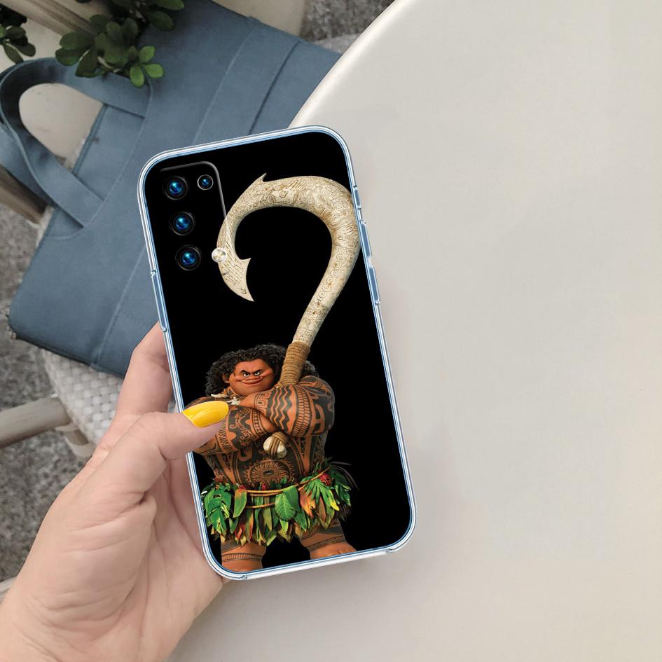 CJ79 Moana Transparent Phone Case for Motorola Moto G10 G20 G30 G31 G32 G34 G35 G41 G42 G50 G51 G52 G55 G60 G60S G62 G71 G72 G75