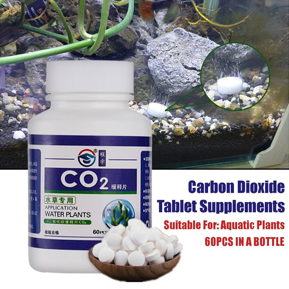 CO2 Tablet Carbon Dioxide Diffuser for Water Plant  Aquatic Leaf Float Grass Fish Aquarium Carbon Dioxide Diffuser Water Plant