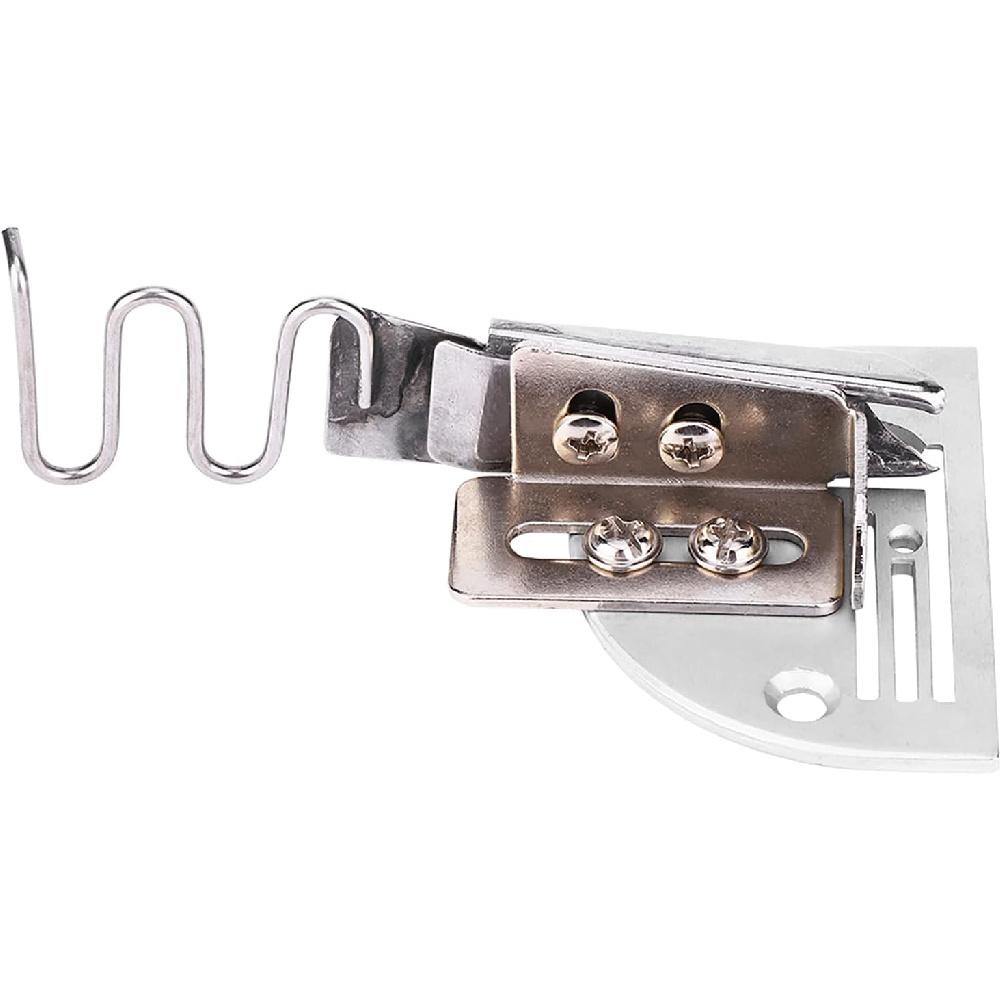 HEEPDD Sewing Machine Folder, Adjustable Double Fold Right Angle Bias Set Binding Attachment Folder for Lockstitch Sewing Machine(18mm) Presser Feet