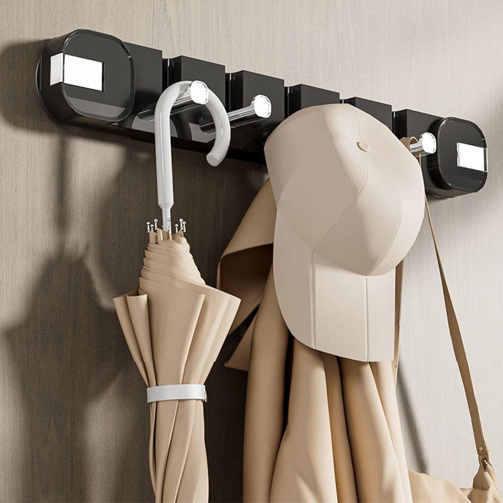 Detachable Foldable Wall Row Hook Waterproof Door Back Clothes Hook INS Key Hook Rack  Towels