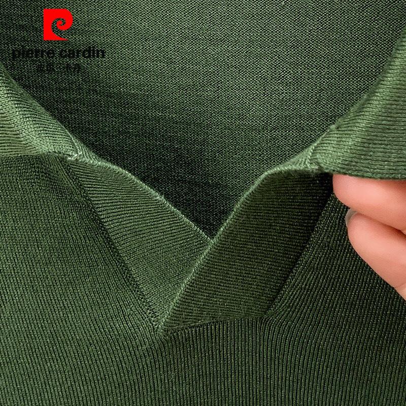 Pierre Cardin Men's Machine Washable Cashmere Blend Polo Knit Sweater