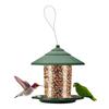Bird Feeders for Outside Hanging Plastic Wild Bird Feeder with Perch Squirrel Proof Garden Decoration for Bird Watchers