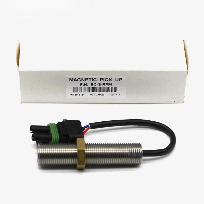 Xeon M16*1.5 M16 16*1.5 M18*1.5 MPU M18 1.5 18*1.5 Diesel Engine Part Magnetic Speed Pickup Sensor for Generator Kit