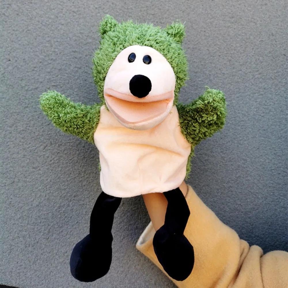 Toys Game Glove Stuffed Animals Panda Cat Dolls Children Puppets Animal Hand Puppet Plush Hand Doll Kindergarten Story Props