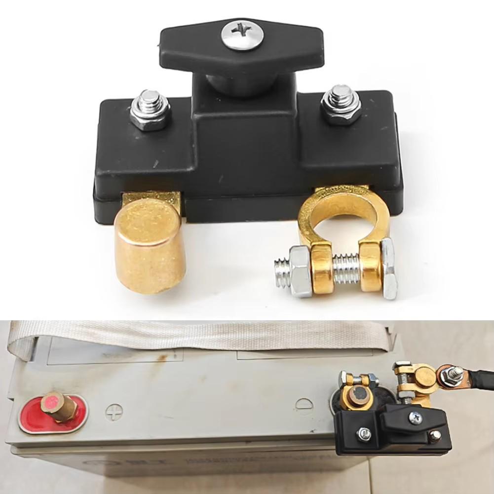 12V/24V Car Battery Cut Off Switch Disconnect Isolator Quick Cut-off Power Cutoff Switch Switch Protector Car Accessories