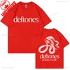 Deftones Band Metal Alternativo Stampa Grafica Serpente T-shirt Unisex Stile Vintage Oversize Streetwear Concerto Tour