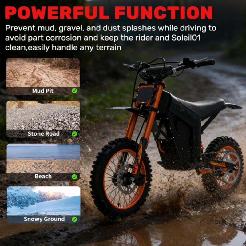 Motorcycle Bike Fenders Mudguard Wheel Hugger Splashing Guard Cover Protector For KUGOO 01Tuttio 01