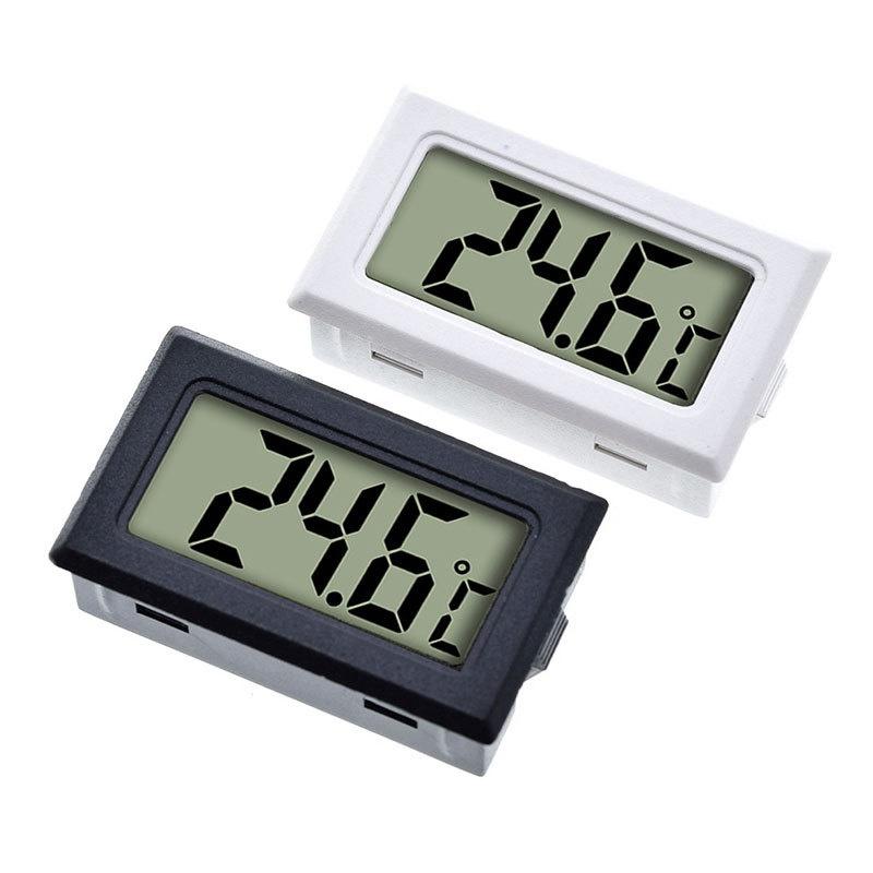 Mini LCD digital thermometer used for freezer temperature - 50-110℃ refrigerator thermometer indoor and outdoor waterproof probe
