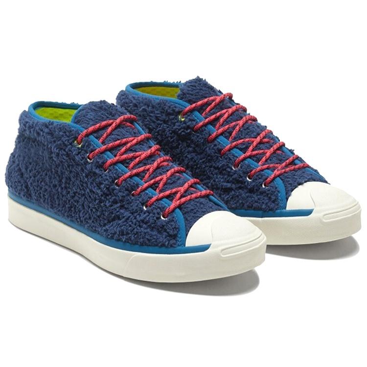 Converse Jack Purcell Mid 'Retro Sherpa - Navy Lemon' Men's 169790C