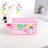 Cute Cartoon Shin Chan Series Pu Stylish Makeup Bag For Students Travelers And