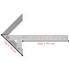 45/90 Degree Angle Gauge Ruler Carbon steel Woodworking Scribe Square  Woodworking