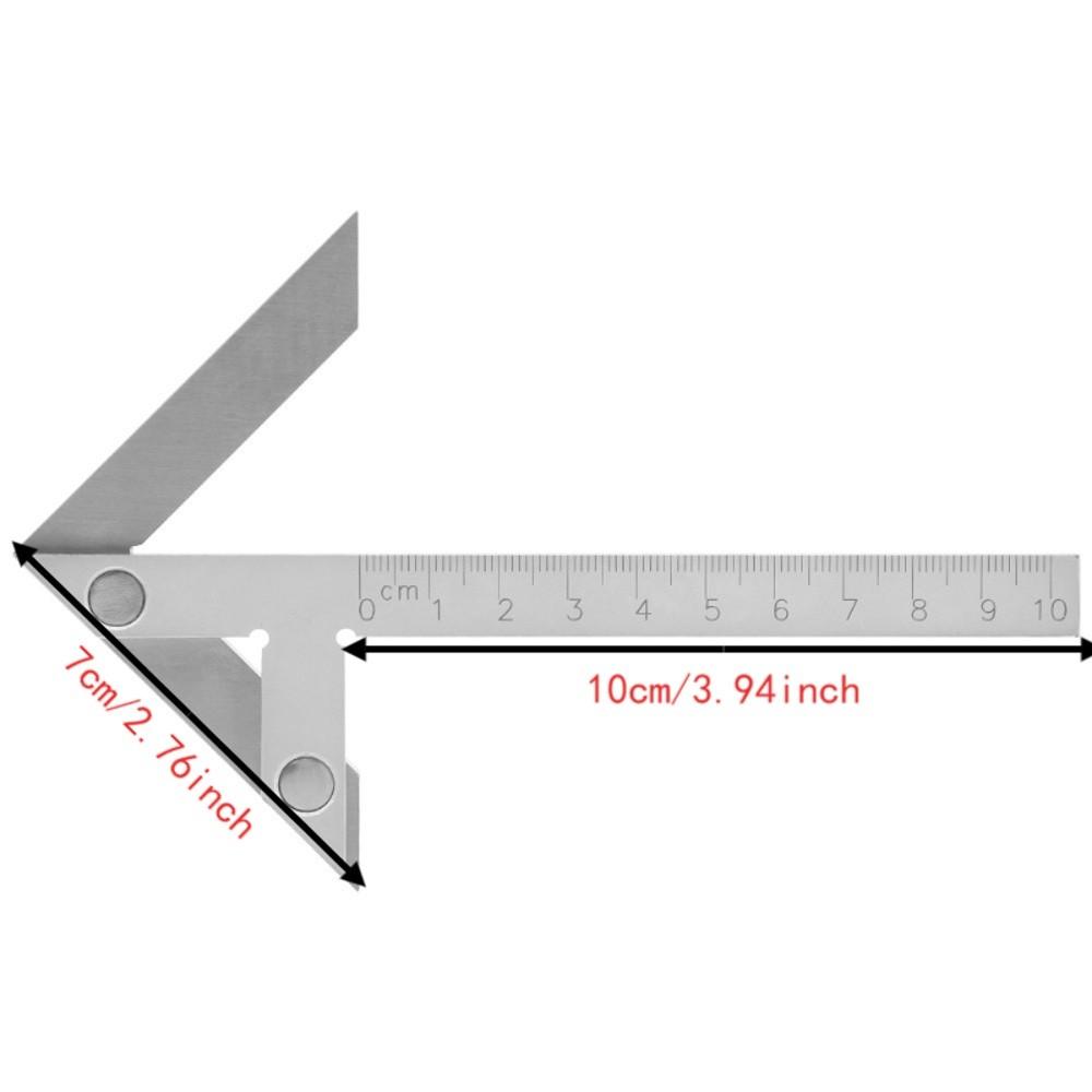 45/90 Degree Angle Gauge Ruler Carbon steel Woodworking Scribe Square  Woodworking