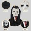 Halloween temná maska ​​na hraní rolí, vhodná hororová latexová maska ​​Vtipná maska