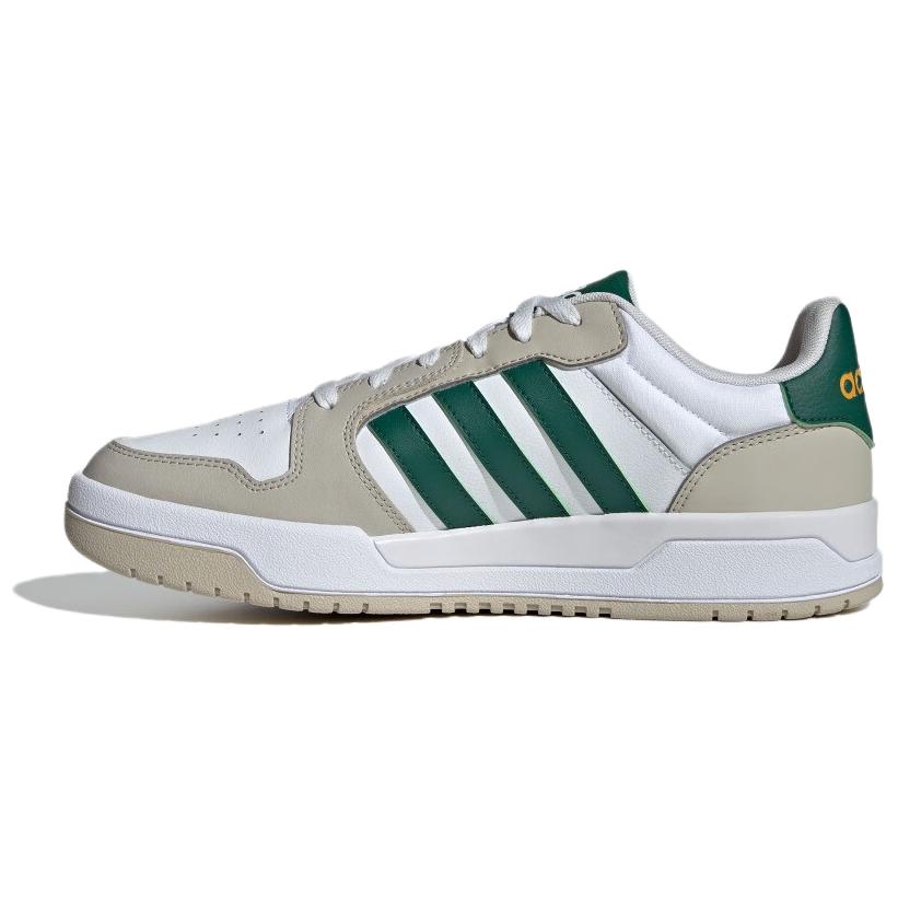 Adidas Entrap Fabric Synthetic Leather Comfortable Versatile Non-Slip Wear-Resistant Low-Top Skate Shoes Unisex Sneakers Gray White Green JR7980