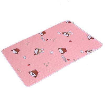 Hund- och kattkissunderlägg 80*120cm Urinmatta Tecknad Söt Kissunderlägg Tyg Återanvändbar Stor Sängskydd Potta för Baby