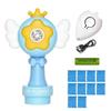 Sunflower Car Bubble Machine Rechargeable Automatic Bubble Blower Remote-controlled Bubble Maker with LED Lights for Weddings Parties