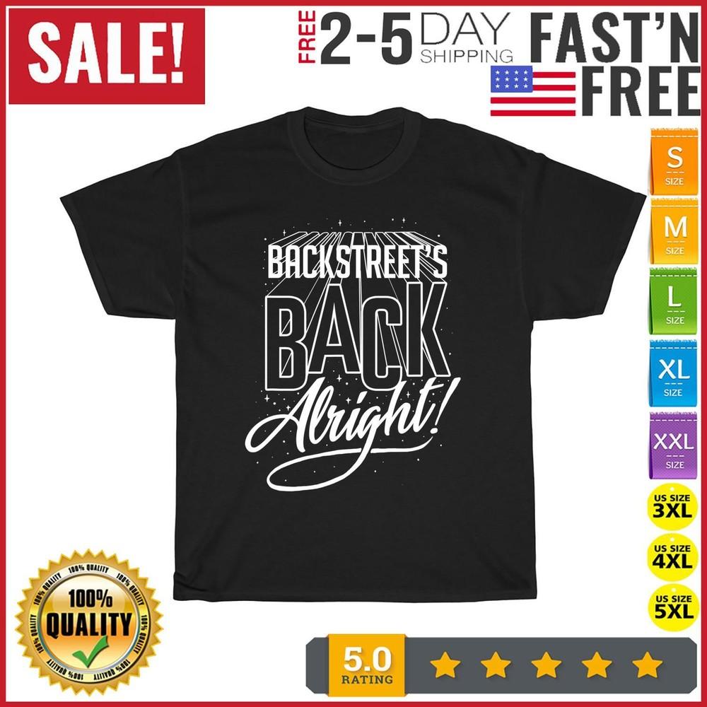 Backstreet Boys Backstreets Back Alright Cosmic Винтажная футболка Мужская Женская НОВАЯ 4XL