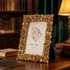 Retro Picture Frame,Decorative Photo Frame Antique White Ornate Rectangles Photo Frame for Tabletop and Wall Display