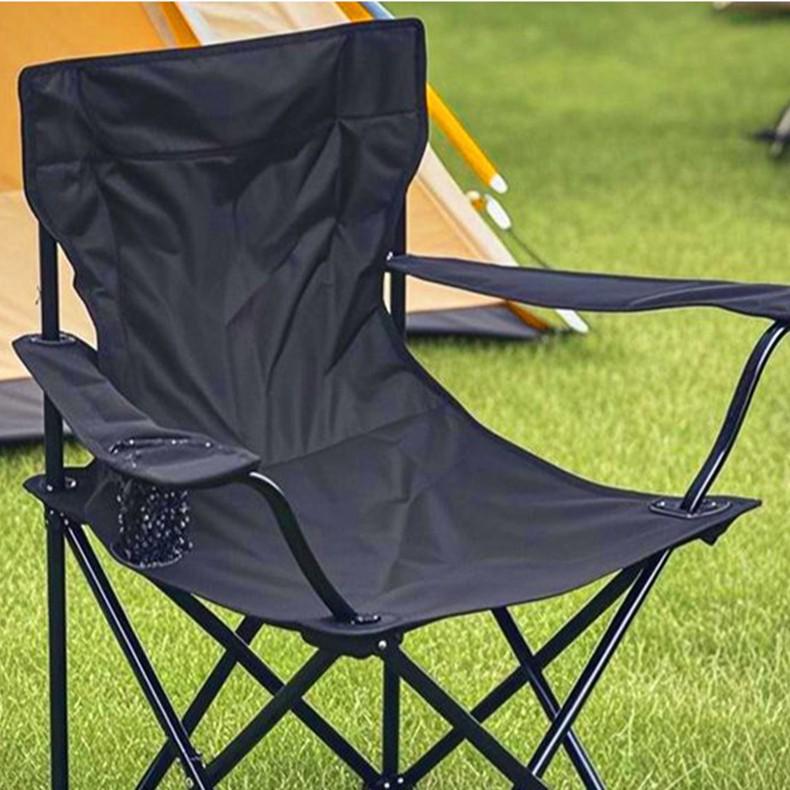 Outdoor Folding Chair with Armrests - Portable, Lightweight for Camping, Hiking, or Car Trips