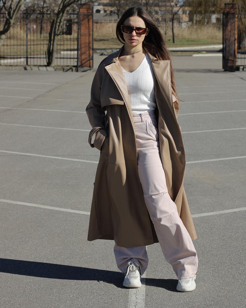 Тренч на поясе Bocharova 321 XS-S Капучино