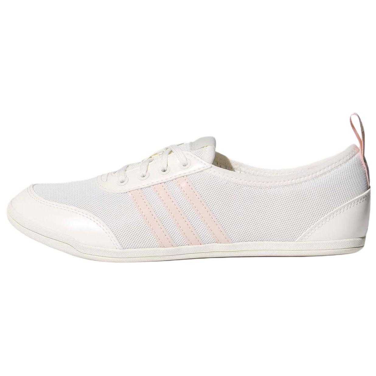 Adidas Diona Ballet Comfortable Versatile Lifestyle Casual Shoes Women Shoes White Pink KZ8814 36