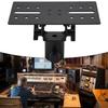 Universal Adjustable Height All Metal Speaker Stand Tray with Easy Installation Speaker Holder for Secure Sound Setups