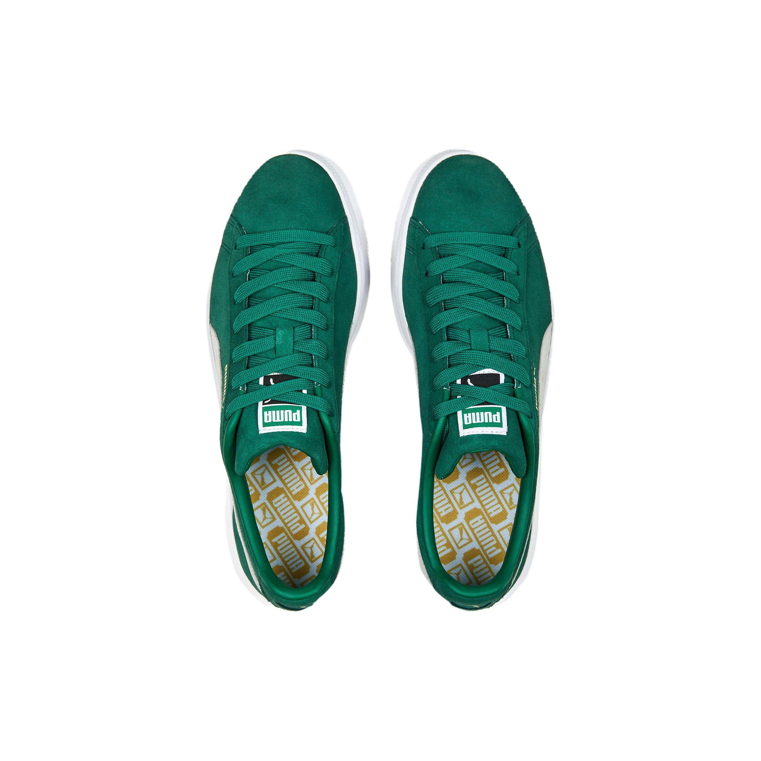 Кроссовки Puma Suede Classic 21 Vine White Unisex Зеленые 374915-75 35.5 — фото 4