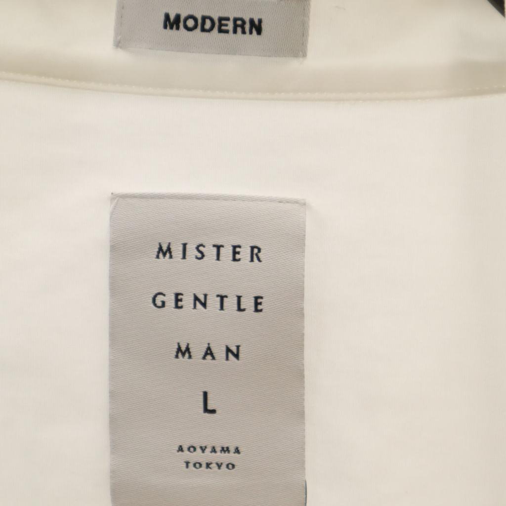 Mr.GENTLEMAN Made In Japan Short Sleeve Cotton Shirt L White Men's Used