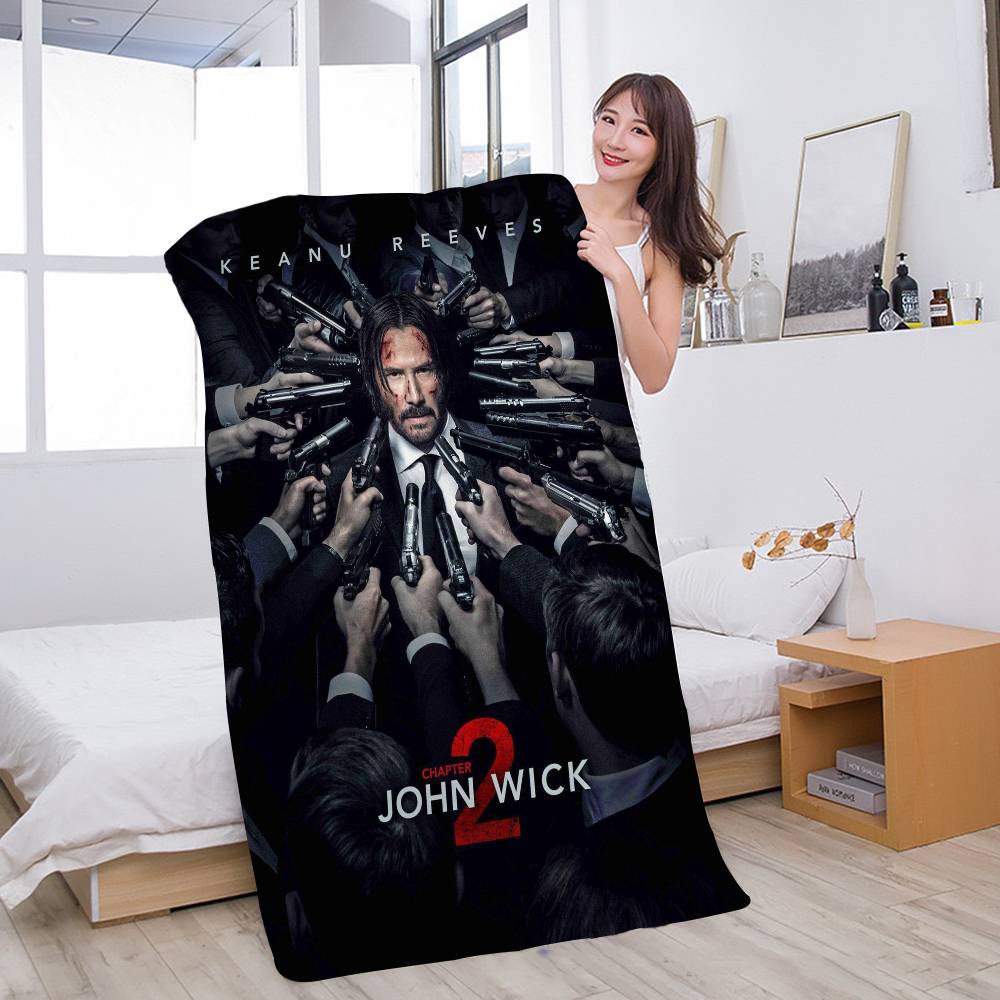 Action Movie J-John W-Wick Microfiber Beach Towel Absorbent Quick Dry Soft Yoga Swimming Resort Mountain Climbing Towel