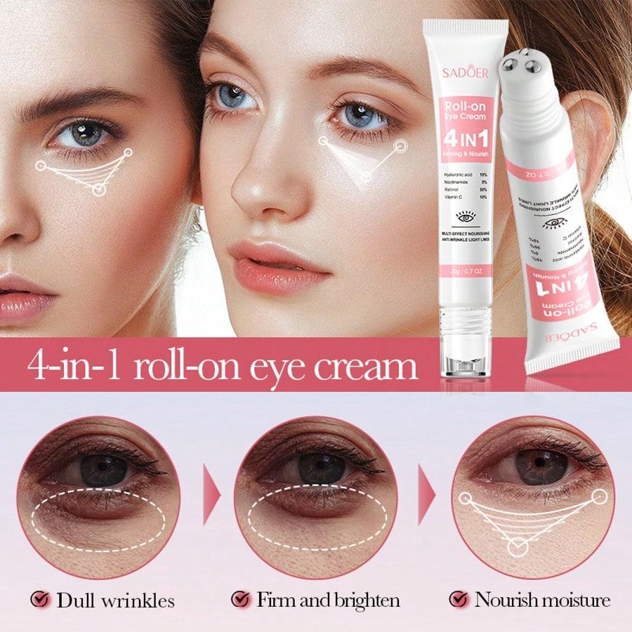 1PC20g Four-in-one Multi-Effect Firming and Nourishing Rolling Eye Cream Moisturizes and nourishes, firming.